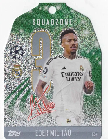 Topps Match Attax 2024/2025 24/25 Eder Militao Real Madrid Squadzone SZ 3