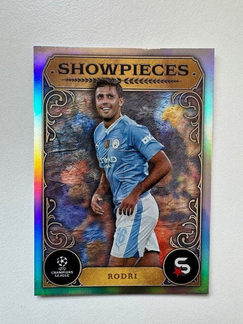 Topps Superstars 2024 23/24 Rodri Showpieces Manchester City Card