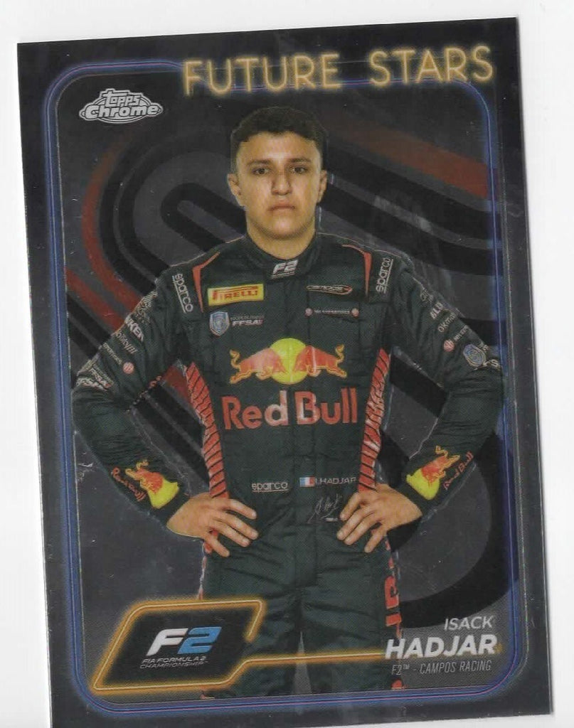 Topps Chrome Formula 1 2024 Isack Hadjar F2 Camps Racing Future Stars Card #41