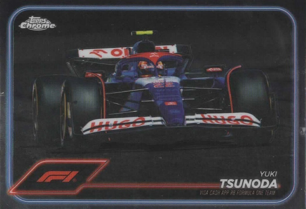 Topps Chrome Formula 1 2024 Yuki Tsunoda Visa Cash App RB Formula One Team #89