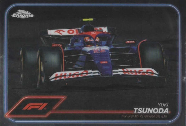 Topps Chrome Formula 1 2024 Yuki Tsunoda Visa Cash App RB Formula One Team #89