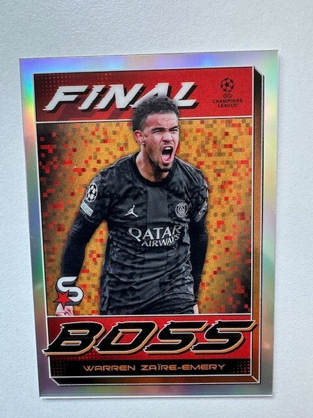 Topps Superstars 2024 23/24 Warren Zaire-Emery Final Boss PSG Card