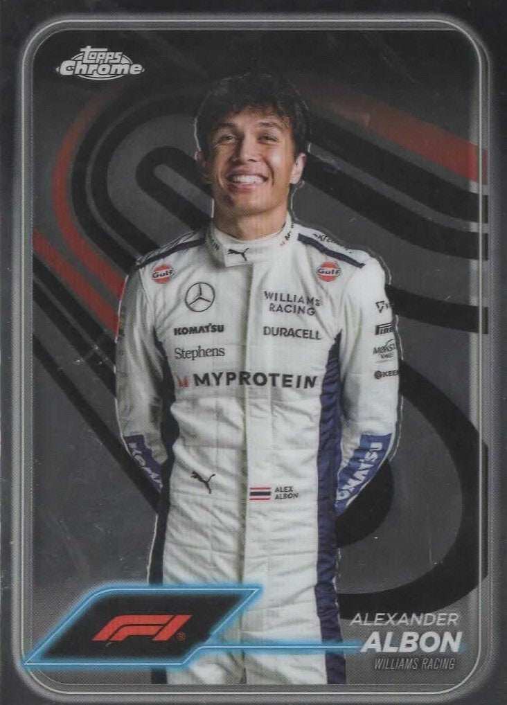 Topps Chrome Formula 1 2024 Alexander Albon Williams Racing Card #19
