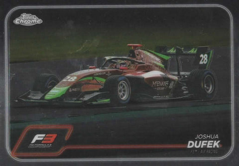 Topps Chrome Formula 1 2024 Joshua Dufek F3 Aix Racing Card #141