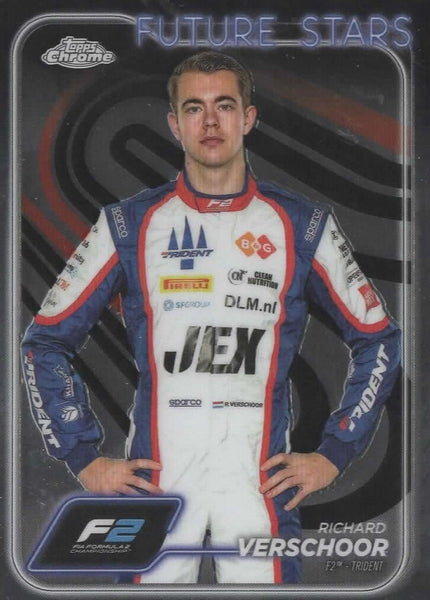 Topps Chrome Formula 1 2024 Richard Verschoor F2 Future Stars Card #37
