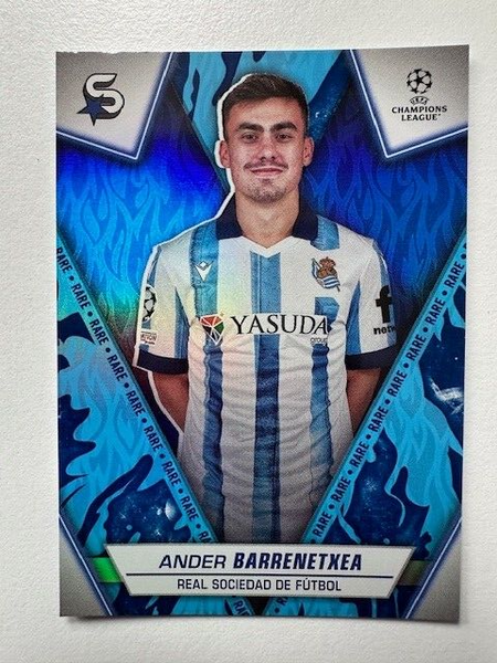 Topps Superstars 2024 23/24 Ander Barrenetxea Rare Real Sociedad Card #143