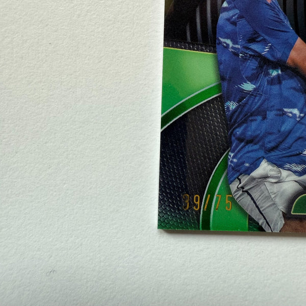 Topps Graphite 2024 Zach Svajda Relic Auto Chrome /75 Tennis Autograph Card