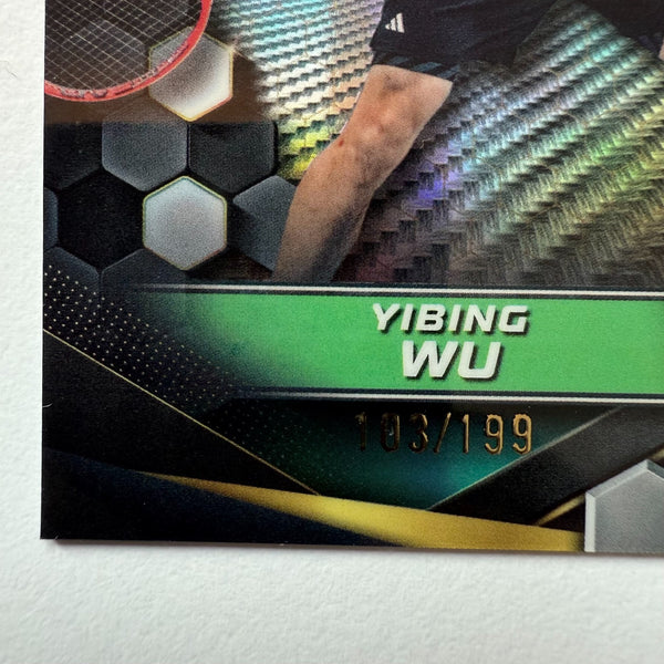 Topps Graphite 2024 Yibing Wu Green Parallel Chrome /199 Tennis Card