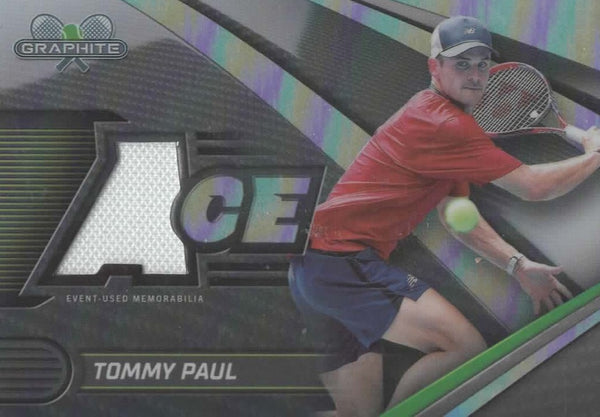 Topps 2024 Graphite Tennis Tommy Paul Ace Relic Used Memorabilia Chrome MGC 8
