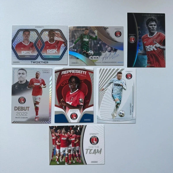 Panini EFL Eternity 2026 Charlton Athletic 7-Card Bundle Set