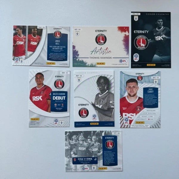 Panini EFL Eternity 2026 Charlton Athletic 7-Card Bundle Set