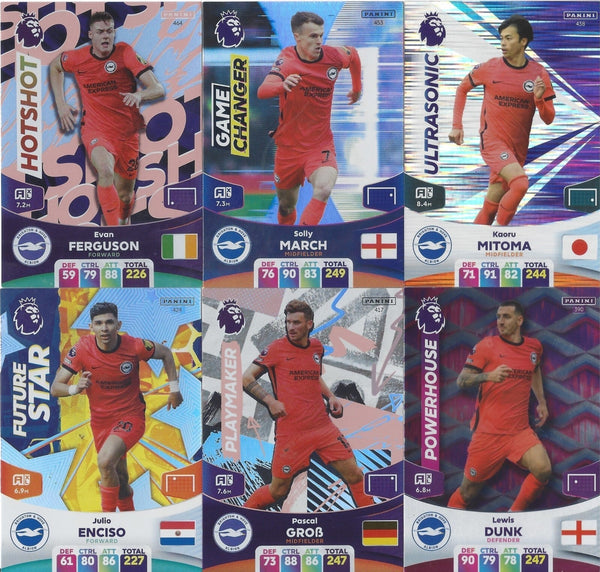 Panini Premier League Adrenalyn 2024 23 24 Brighton Base Team Trading Cards