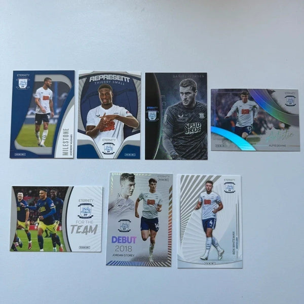 Panini EFL Eternity 2026 Preston North End 7-Card Bundle Set