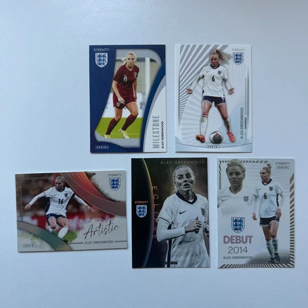 Panini Eternity Lionesses 2025 Alex Greenwood 5-Card Insert Bundle Set
