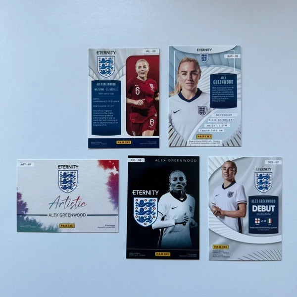 Panini Eternity Lionesses 2025 Alex Greenwood 5-Card Insert Bundle Set