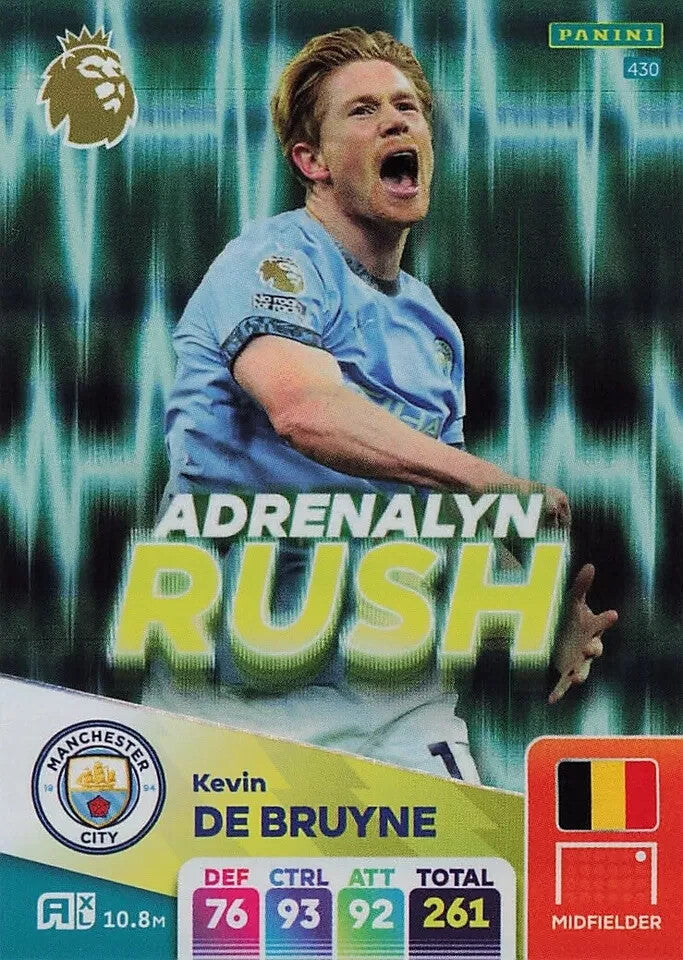 Panini Premier League Adrenalyn XL Kevin De Bruyne Adrenalyn Rush City 24/25