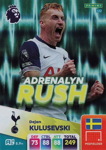 Panini Premier League Adrenalyn XL Dejan Kulusevski Adrenalyn Rush 24/25 2025