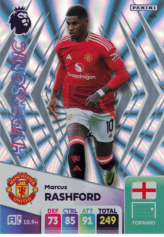 Panini Premier League Adrenalyn XL Marcus Rashford Hypersonic United 24/25 2025