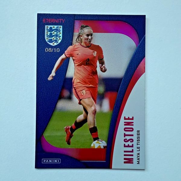 Panini Lionesses Eternity 2025 Maya Le Tissier Milestone /10 SSP England Card