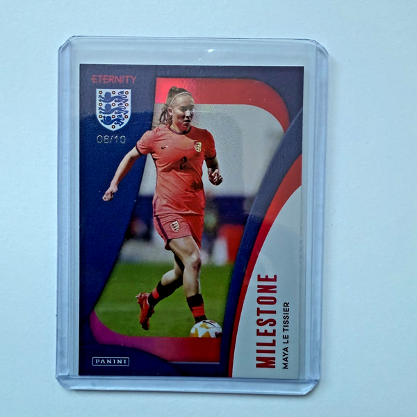 Panini Lionesses Eternity 2025 Maya Le Tissier Milestone /10 SSP England Card