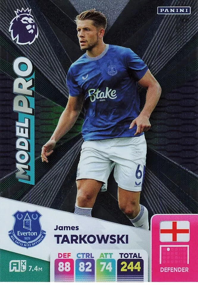 Panini Premier League Adrenalyn XL James Tarkowski Model Pro Everton 24/25 2025