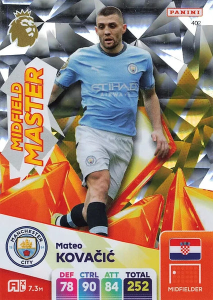 Panini Premier League Adrenalyn XL Mateo Kovacic Midfield Master 24/25 2025 Card