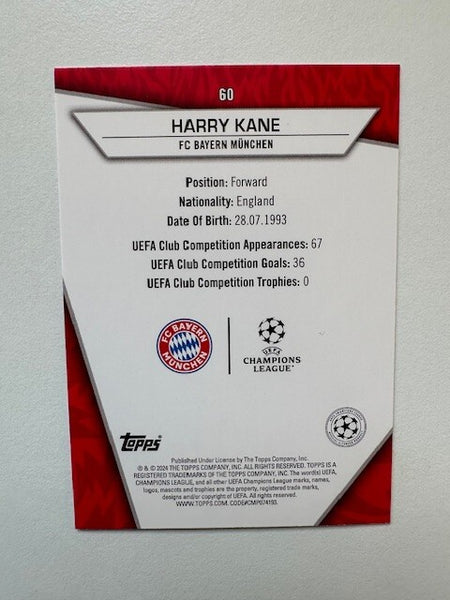 Topps Superstars 2024 23/24 Harry Kane Bayern Munich Common Trading Card