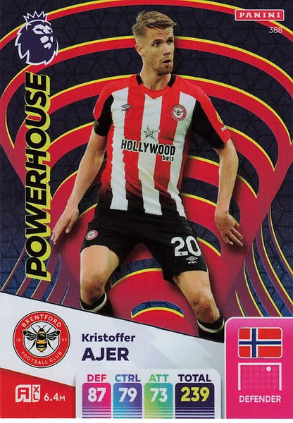 Panini Premier League Adrenalyn XL Kristoffer Ajer Powerhouse Brentford 24/25
