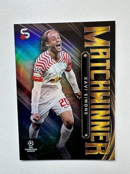 Topps Superstars 2024 23/24 Xavi Simons Matchwinner RB Leipzig Trading Card