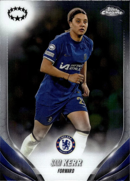 Topps Womens Chrome 2023-2024 Sam Kerr Chelsea Champions League Card #20