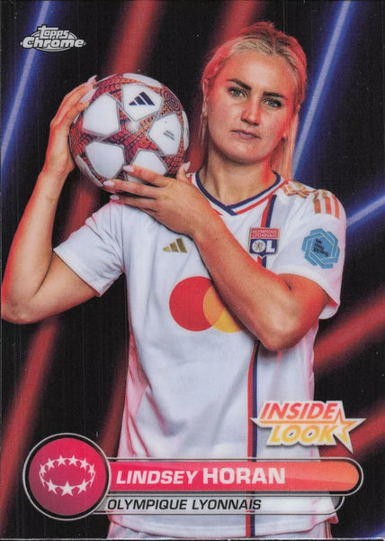 Topps Womens Chrome 2023-2024 Lindsey Horan Lyon Inside Look Card