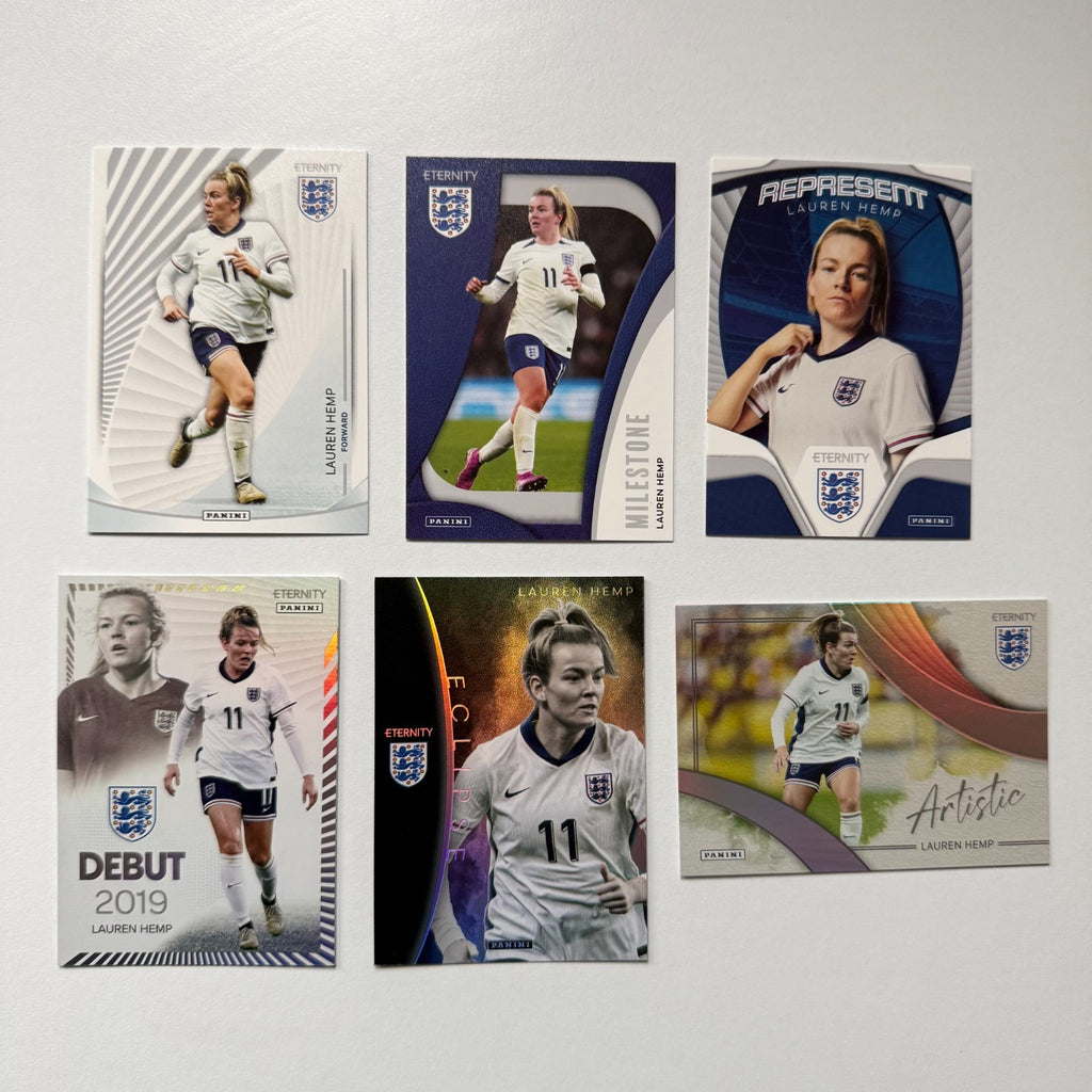 Panini Eternity Lionesses 2025 Lauren Hemp England 6 Card Insert Bundle