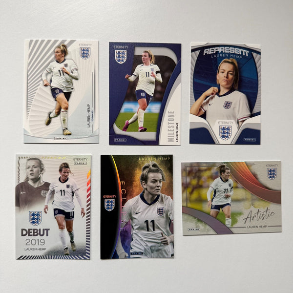 Panini Eternity Lionesses 2025 Lauren Hemp England 6 Card Insert Bundle
