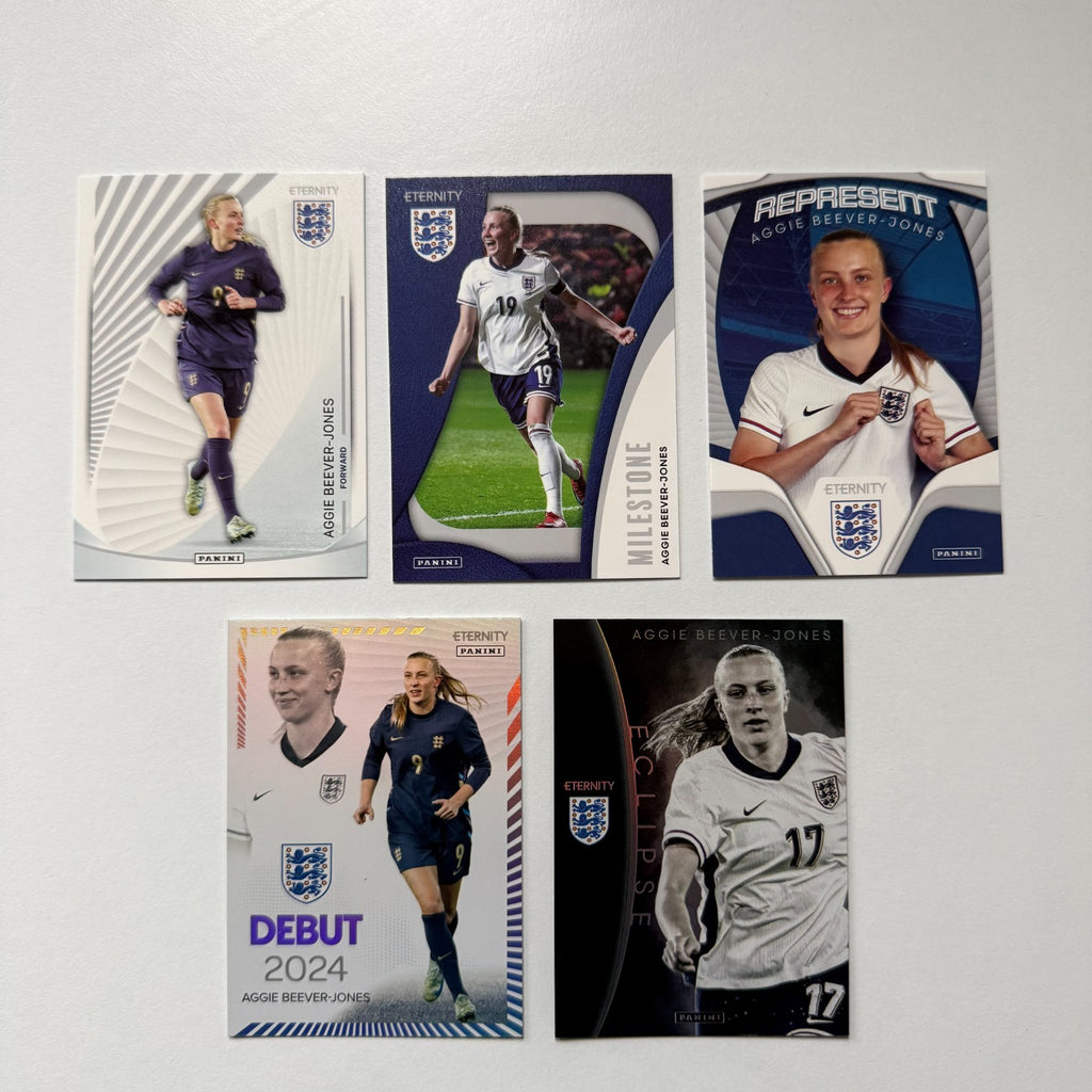 Panini Eternity Lionesses 2025 Aggie Beever-Jones England 5 Card Insert Bundle