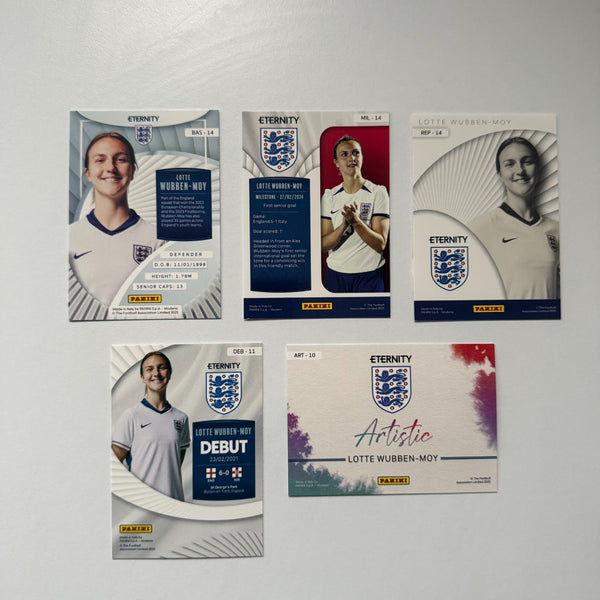Panini Eternity Lionesses 2025 Laura Blindkilde Brown England 5 Card Bundle