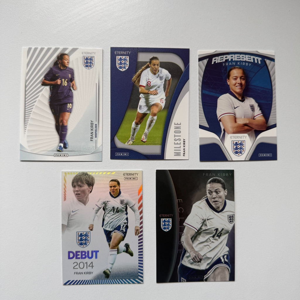 Panini Eternity Lionesses 2025 Fran Kirby England 5 Card Insert Bundle