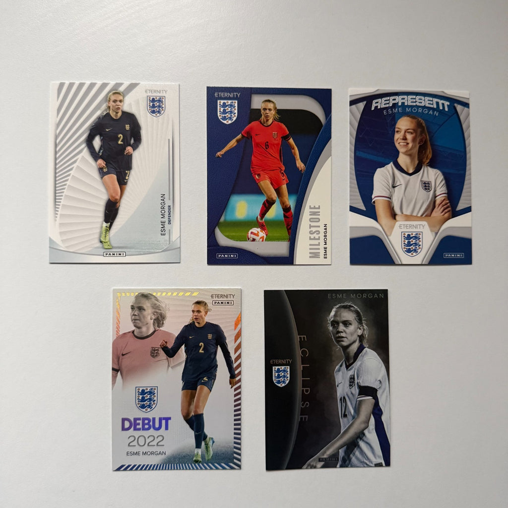 Panini Eternity Lionesses 2025 Esme Morgan England 5 Card Base Insert Bundle